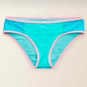 Aerie Pastel Color Block Swim Bottoms Size L